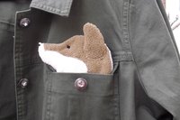 Smudge Dog Shiba Inu "Koji" Microfiber  Covert Cleaning Cloth