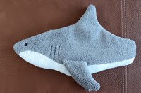 Microfiber Shark Shaped Glasses Case and Cleaner in One