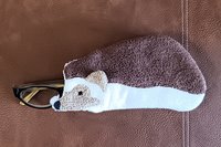 Microfiber Hedgehog Shaped Glasses Case and Cleaner in One