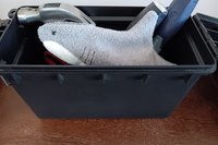 Microfiber Shark Shaped Glasses Case and Cleaner in One