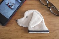 Smudge Dog Retriever "Abe" Microfiber Cleaning Cloth, Golden/Labrador Retriever