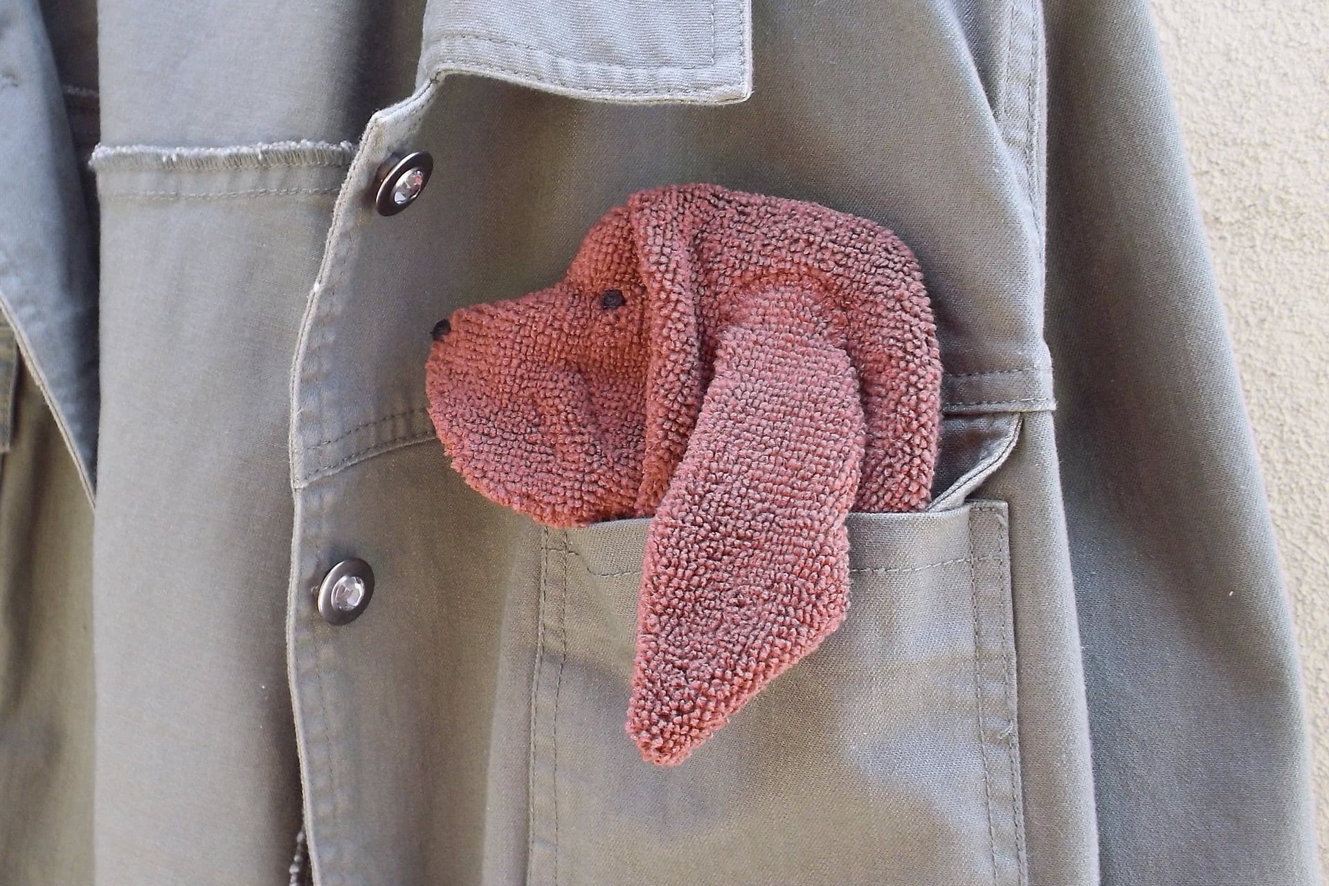 Smudge Dog Bloodhound "Cole"  Microfiber Covert Cleaning Cloth