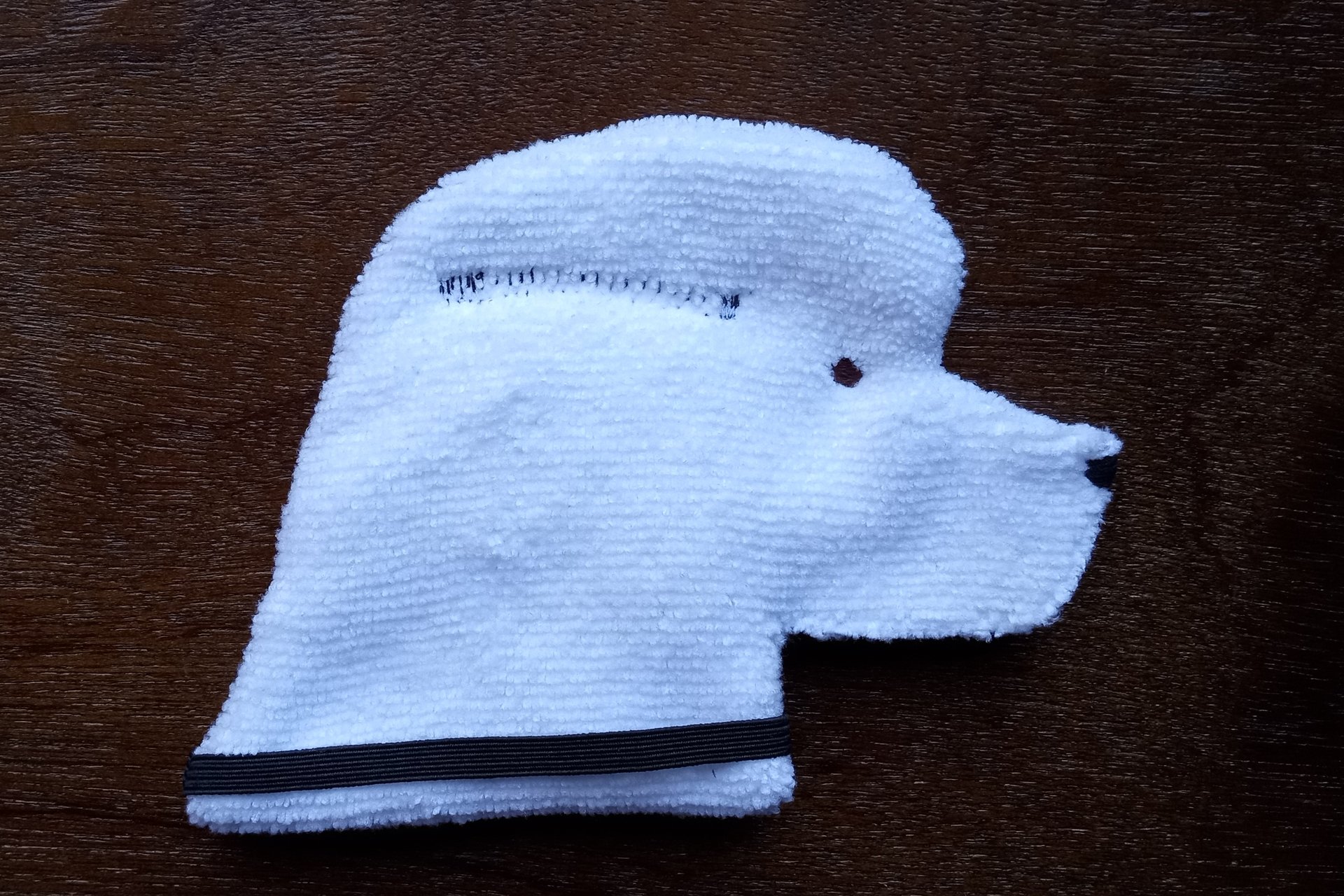 The back side of the Smudge Dog.