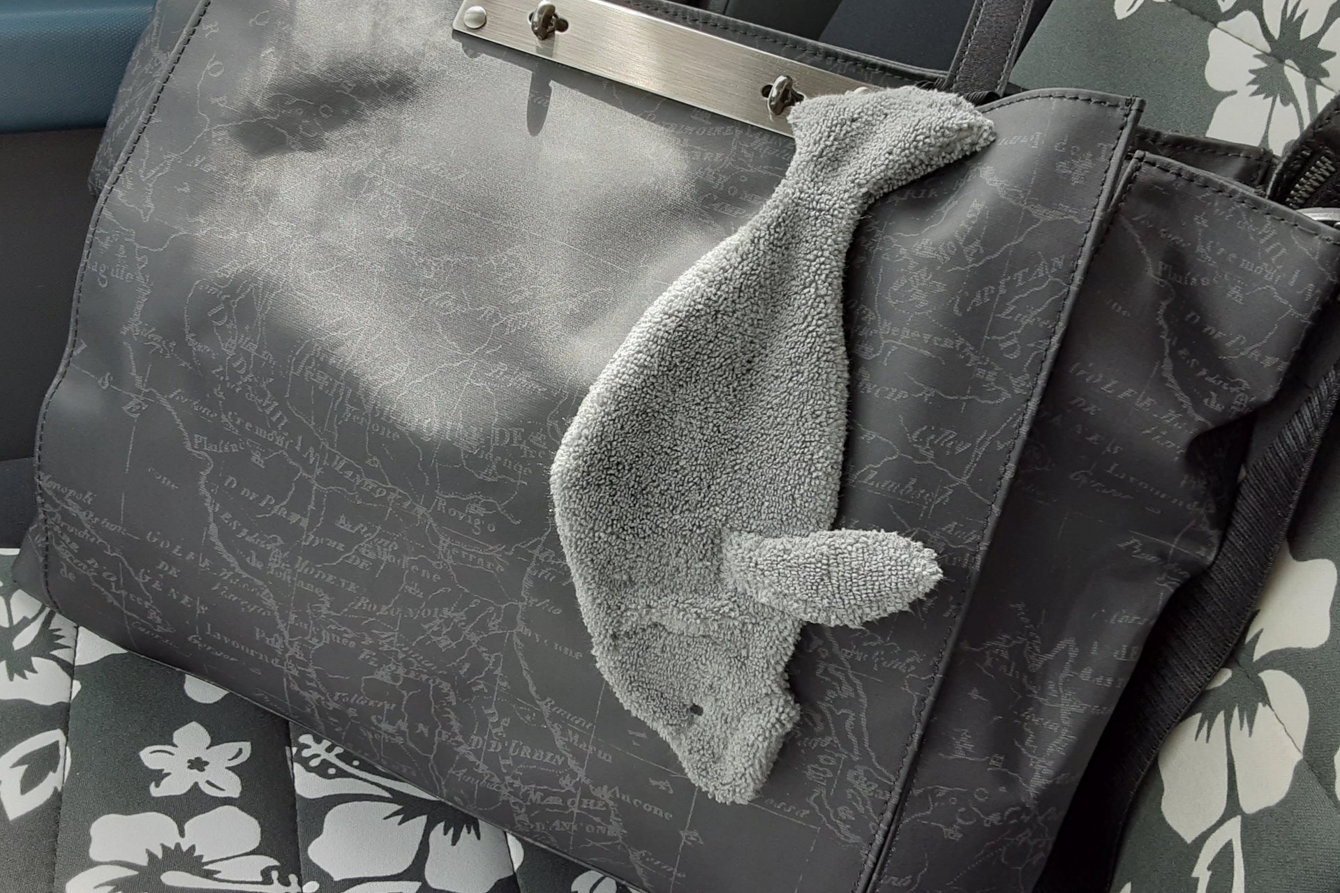 Smudge Fish: Manatee Microfiber Covert Cleaning Cloth