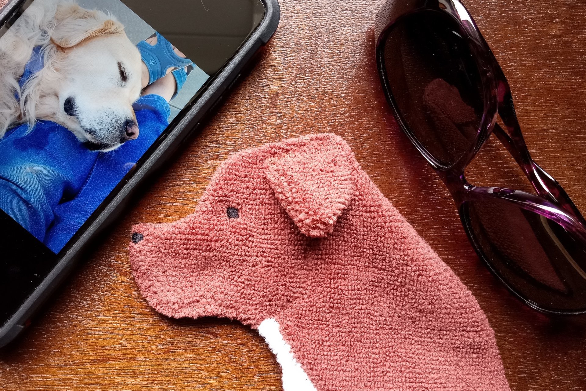 Smudge Dog Pit Bull "S'more" Microfiber Covert Cleaning Cloth