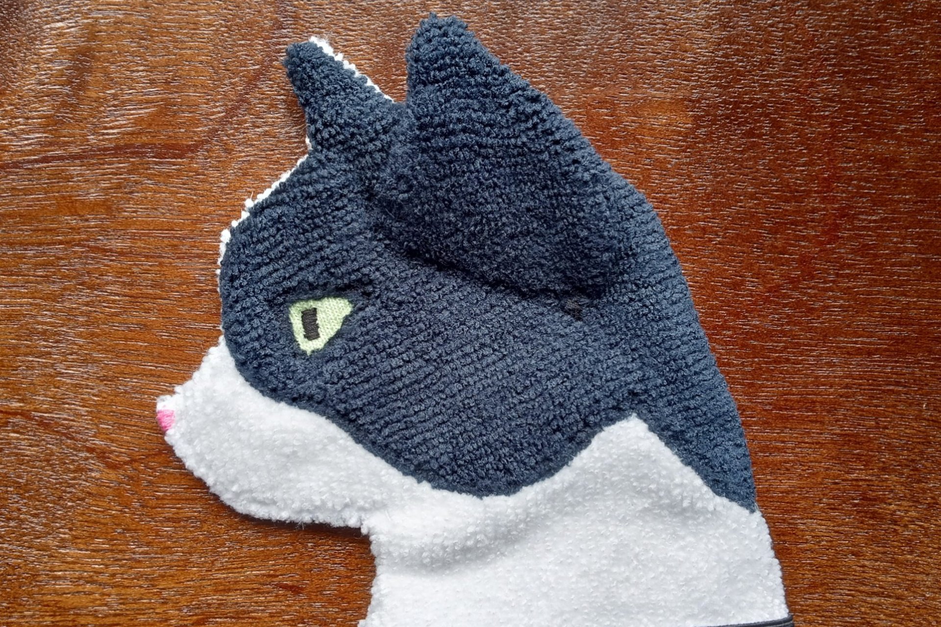 Smudge Cat "Tux" Microfiber Covert Cleaning Cloth