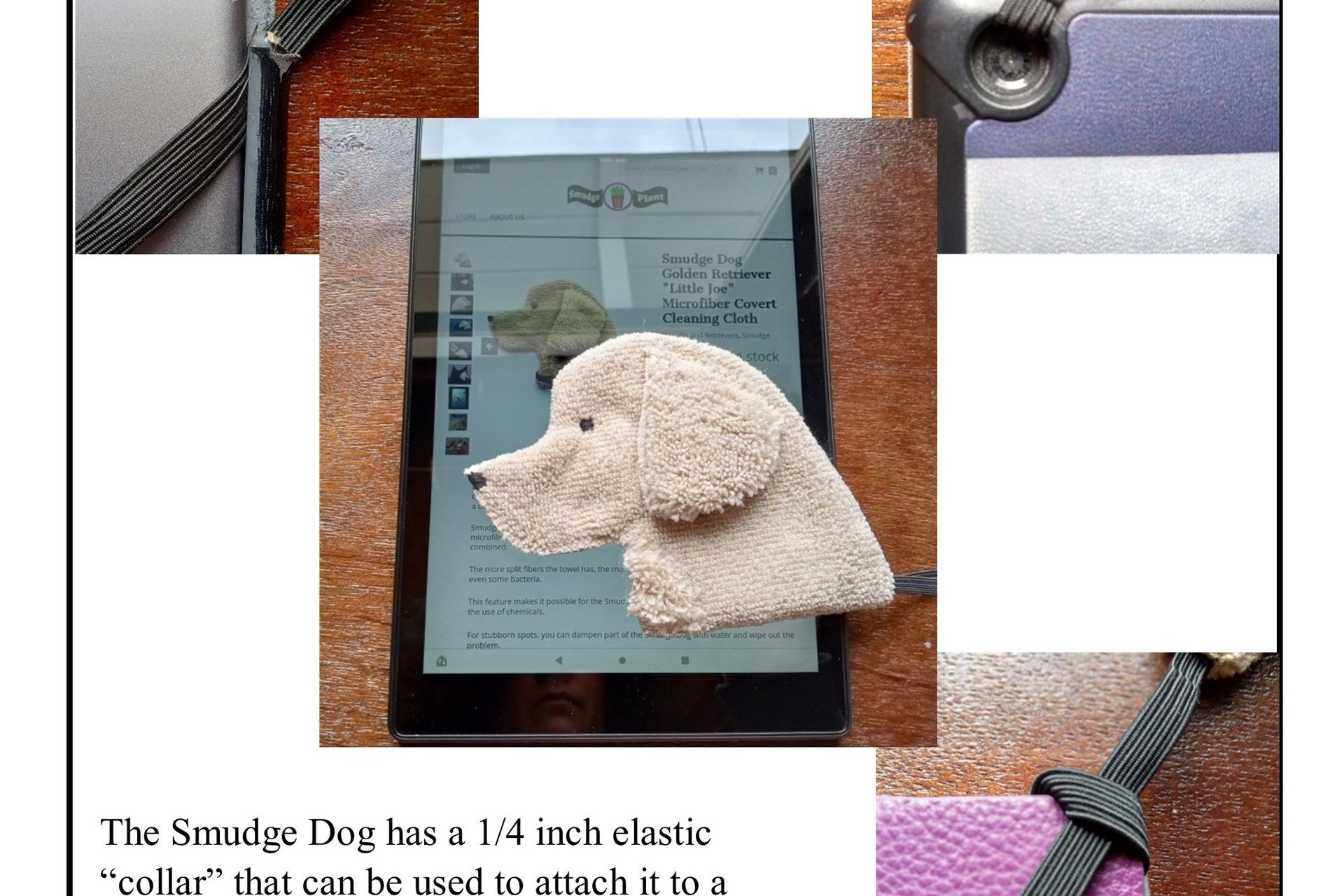 Smudge Dog Pit Bull "S'more" Microfiber Covert Cleaning Cloth