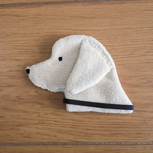 Smudge Dog Retriever "Abe" Microfiber Cleaning Cloth, Golden/Labrador Retriever