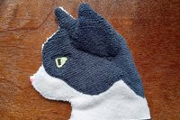 Smudge Cat "Tux" Microfiber Covert Cleaning Cloth