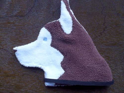 Smudge Dog Husky "Sasha"  Microfiber  Covert Cleaning Cloth